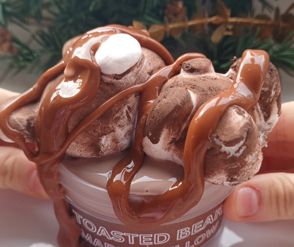 toasted bear marshmallow diy slime kit